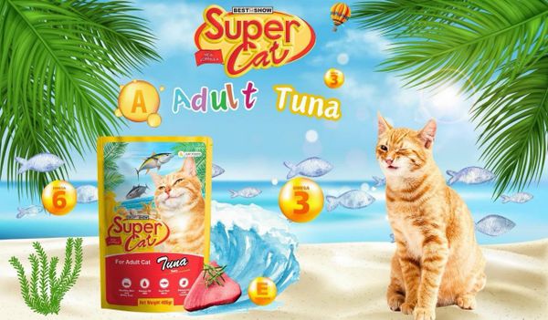 Pate Mèo Super Cat gói/400g