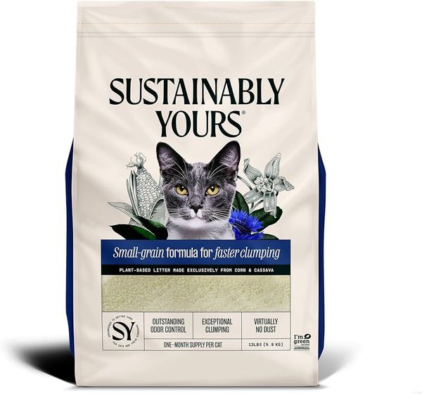 Cát Vệ Sinh Hữu Cơ Hạt Mịn Petfive Sustainably Yours – Túi 5.9KG