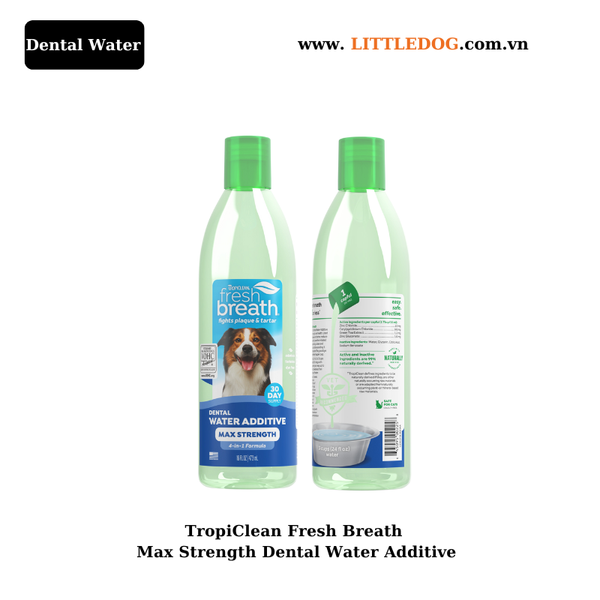 Bộ Sưu Tập Nước Súc Miệng TropiClean Fresh Breath Cho Chó – 4 Dòng Chăm Sóc Toàn Diện