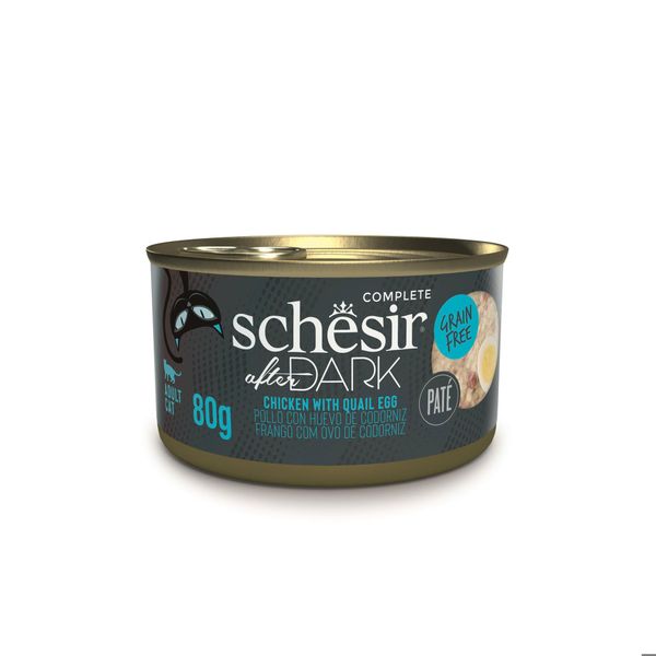 Pate Cho Mèo Schesir Dạng Pate Lon 80g – 4 Hương Vị Thơm Ngon Dạng Thịt Xay Mịn Với Nước Hầm