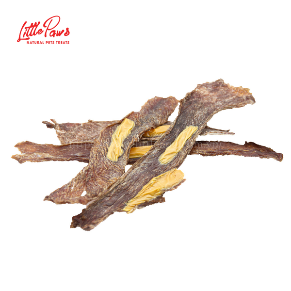 Litle Paws Cheese Beef Jerky - Thịt Bò Sấy Phô Mai - 80g