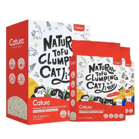 CÁT VỆ SINH CHO MÈO - CATURE TOFU CLUMPING 7L