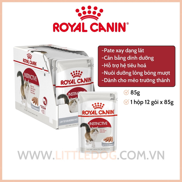 Pate Mèo trưởng thành Royal Canin Instinctive-85g
