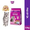 Thức ăn hạt khô Whiskas cho Mèo con 1.1kg (Cá thu/Cá biển/Cá ngừ&cá hồi)