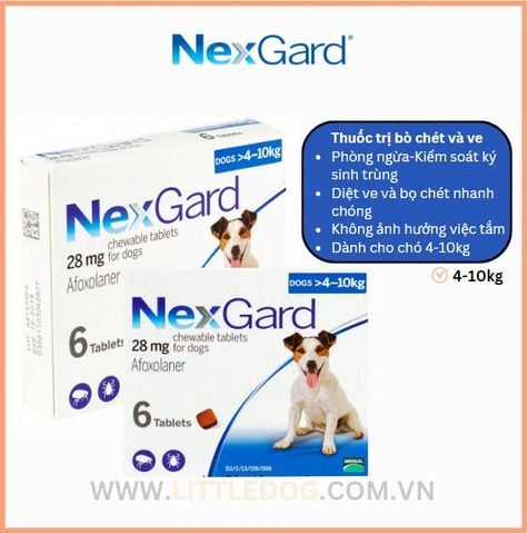 Nexgard Trị Ve Cho Chó (4-10kg)
