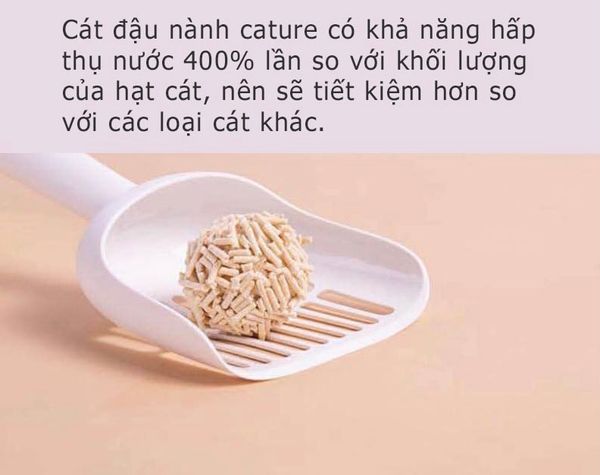 CÁT VỆ SINH CHO MÈO - CATURE TOFU CLUMPING 7L