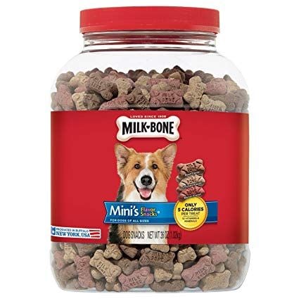 Milk-Bone Mini's Flavor Snacks Beef, Chicken & Bacon Flavored Biscuit Dog Treats 1.02kg