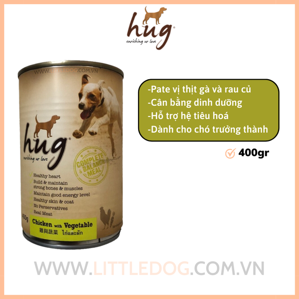 Hug Pate Vị Gà&Rau Củ 400g