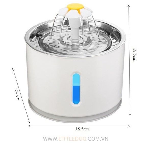 Máy Lọc Nước - Se Waterfoutain Flower Led 2.4L