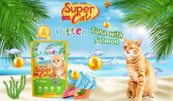 Pate Mèo Super Cat gói/400g