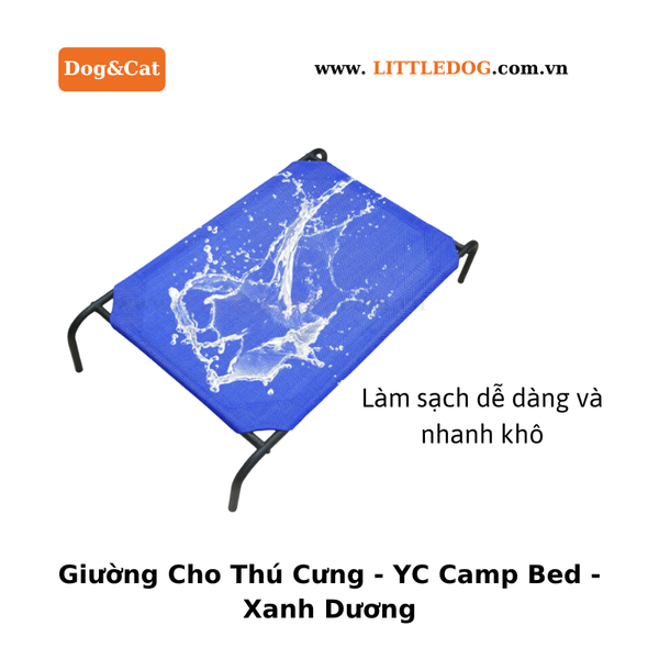 Giường Cho Thú Cưng - YC Camp Bed - Xanh Dương
