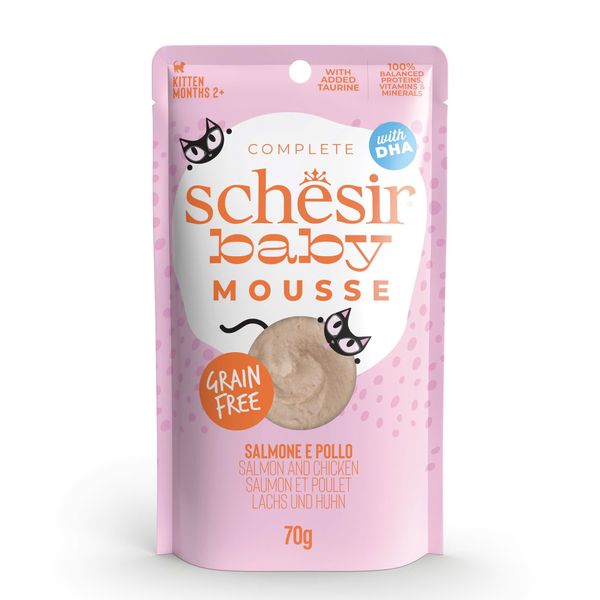 Pate Mèo Con Schesir Mousse Kitten Cao Cấp – Gói/80g