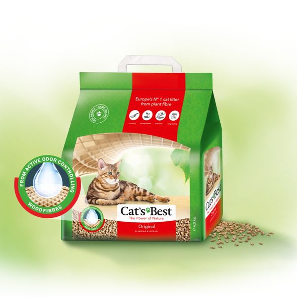 Cát Vệ Sinh Cho Mèo - Cát Gỗ Cat’s Best Original - 5L/10L/30L