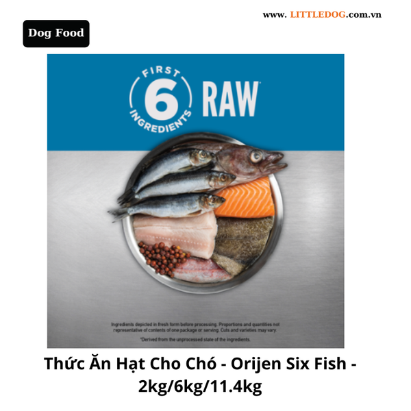 Thức Ăn Hạt Cho Chó - Orijen Dog SixFish - 2kg/6kg/11.4kg