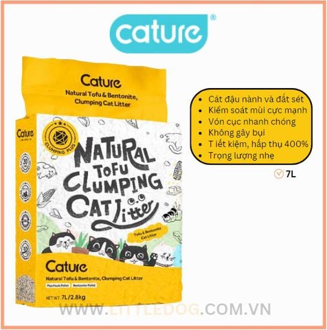 CATURE ĐẬU NÀNH VÀ ĐẤT SÉT BENTONITE 7L (2.8KG)