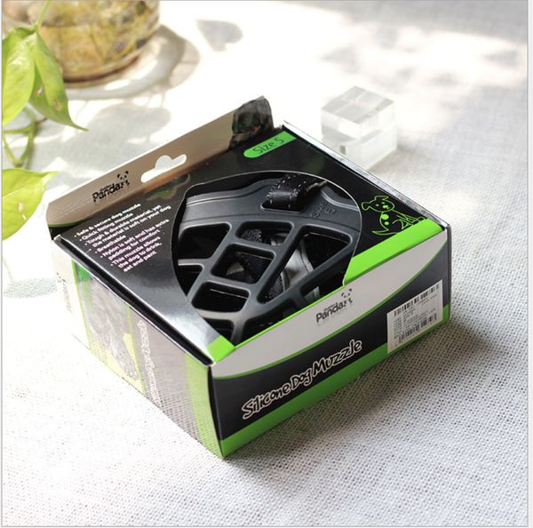 Rọ Mõm Silicone Panda Đen - Black Panda Silicone Muzzle