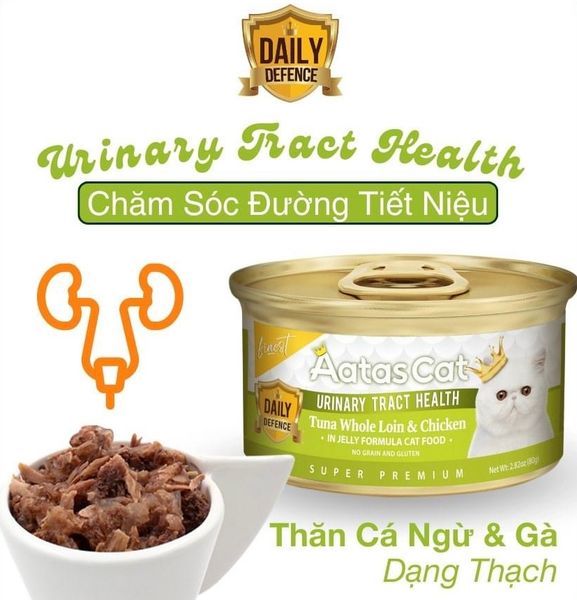 Aatas - Pate Mèo phiên bản Daily Defence (Bảo vệ hàng ngày) 80g