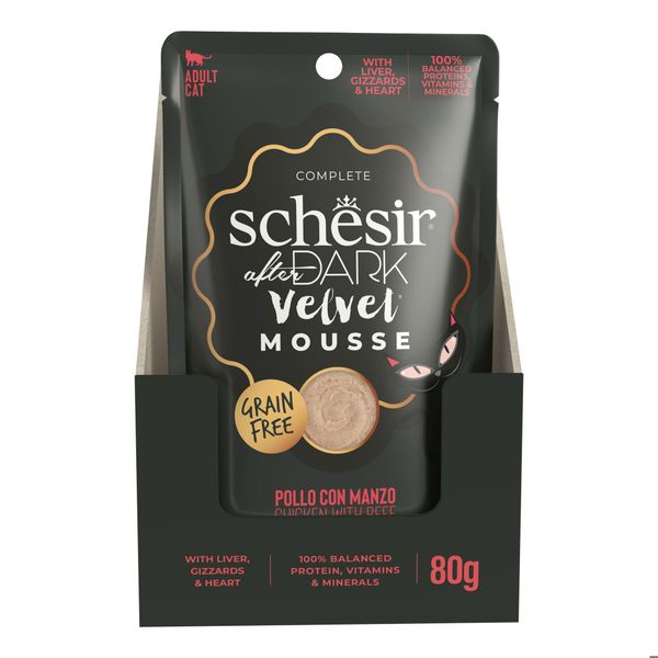 Pate Cho Mèo Schesir After Dark Mousse Cao Cấp – Gói 80g