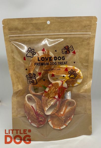 Lovedog Xương Gặm DaBò ThịtGà- Rawhide Chicken Shoes