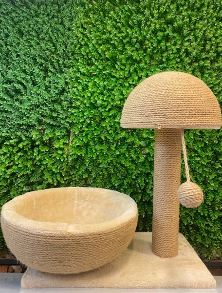 Trụ Cào Mèo Kara Giường Nấm KL-123 - Kara Cat Tree Mushroom Bed KL-123