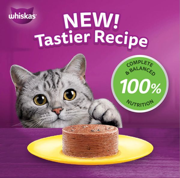 Pate Lon Whiskas Adult Mèo trên 1 tuổi - 400g