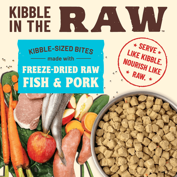 Primal - Kibble in the Raw Dog Food – Cá & Thịt Heo