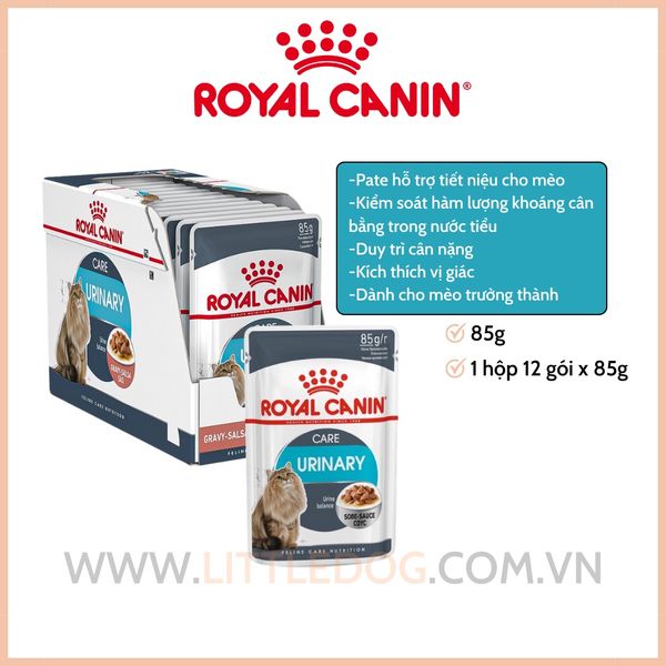 Pate Mèo Hỗ trợ Tiết Niệu Royal Canin Urinary in Gravy-85g