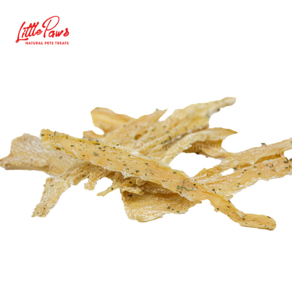 Little Paws - Cá Trắng Sấy Lá Parsley - 100G/50G