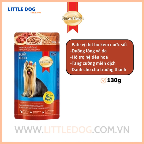 Pate Smart Heart 130g dành cho chó