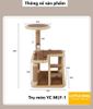 TRỤ MÈO CÀO YC MLY-1 - YC CAT TREE MLY-1 (400x400x690mm)