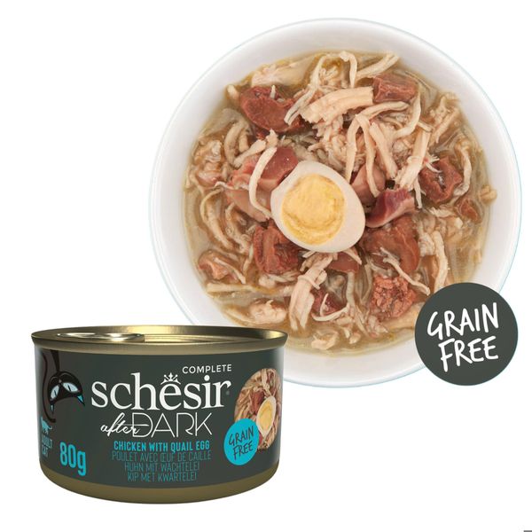 Pate Cho Mèo Schesir In Broth Lon 80g - 5 Vị Thơm Ngon Dạng Thịt Xé Với Nước Hầm