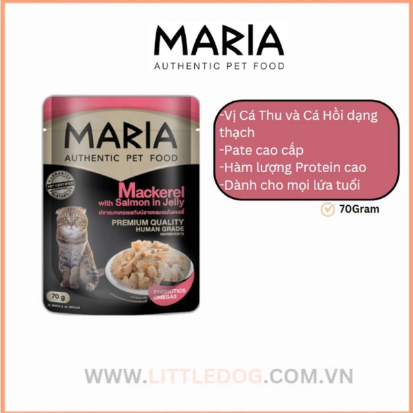 Pate Thức Ăn Ướt Cao Cấp Maria Dành Cho Mèo