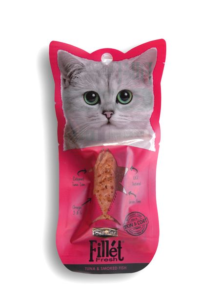 KITCAT Cá Ngừ Hun Khói -CAT Tuna&Smoked Fish 30g