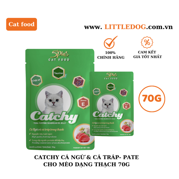 Pate Mèo Catchy Dạng Thạch gói/70g