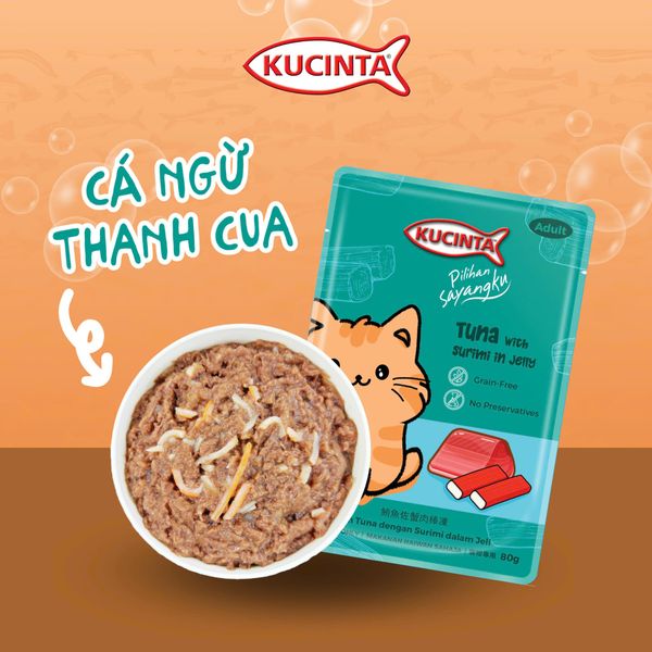 Pate Mèo Kucinta (4 Vị - 80g)