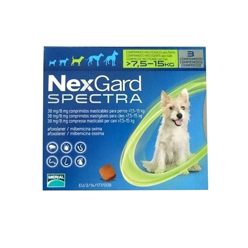 Nexgard Spectra Trị Ve & Sổ Giun Cho Chó (7.5-15kg)