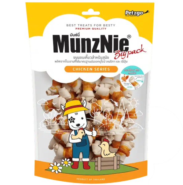 KHÔ GÀ MUNZNIE CHO CHÓ BIG PACK 400GR