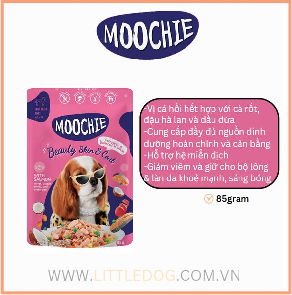 MOOCHIE LÀM ĐẸP LÔNG DA CHO CHÓ- BEAUTY SKIN&COAT 85g