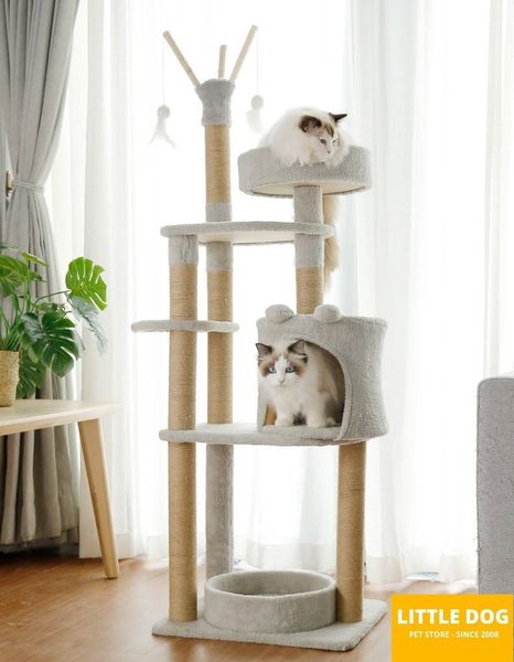 TRỤ MÈO CÀO YC HT-1 - YC CAT TREE HT-1 (400x480x1510 mm)
