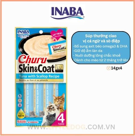 Ciao Churu Skin & Coat Variety 14grX4pcs