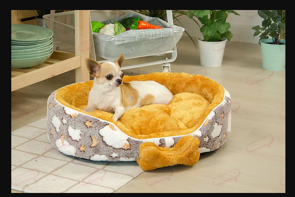 Nệm MJ Oval Bed Fur (Size #1/#2/#3)