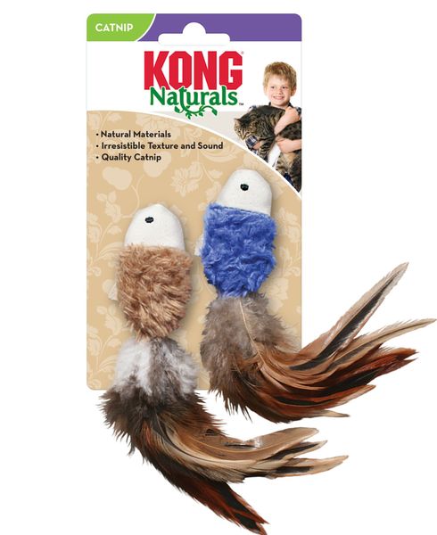 Kong Cat Naturals Crinkle Fish 2pcs