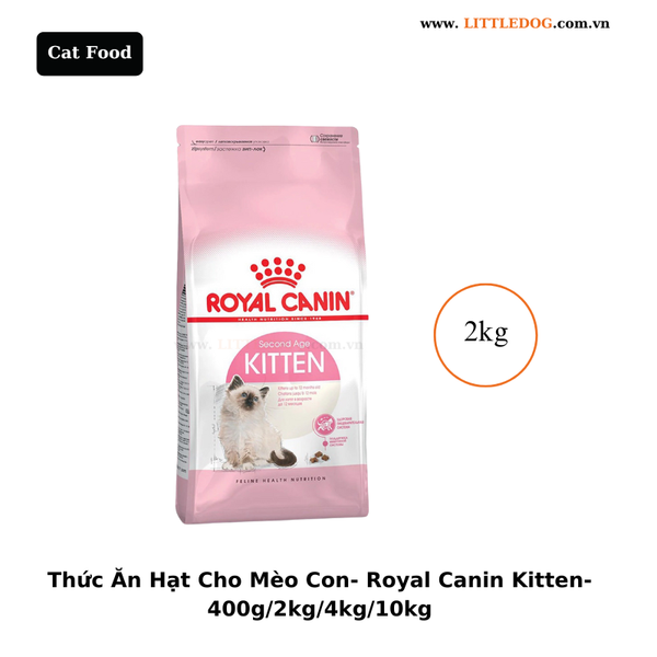 Thức Ăn Hạt Cho Mèo Con - RoyalCanin Kitten - 400g/2kg/4kg