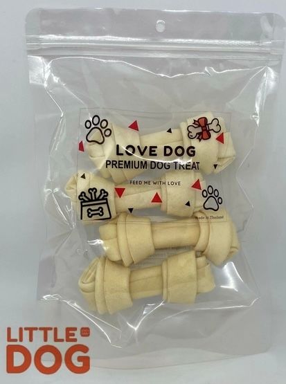 Lovedog Xương Gặm Da Bò - Rawhide Bone 4”