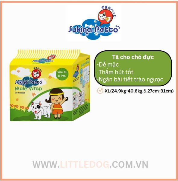 Tả Quần cho Chó Đực - Male Wrap