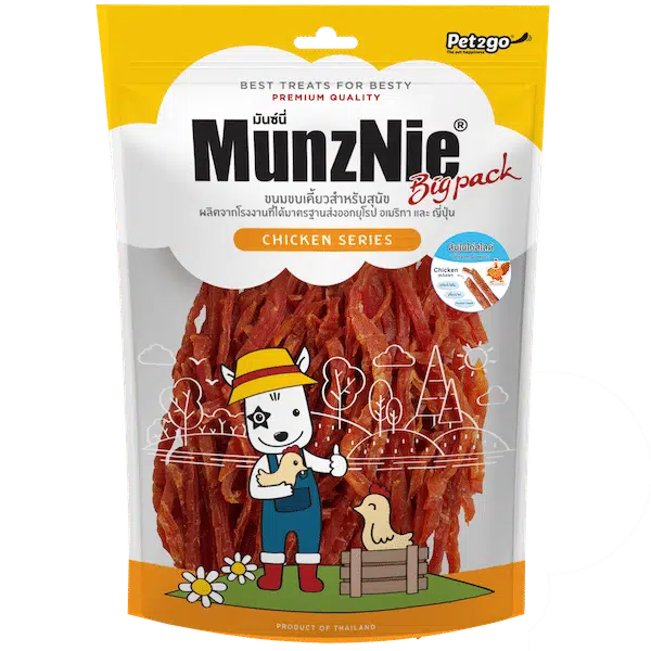 MUNZNIE Gà Phile Sợi Sấy-ChickenJerky BP003 400g