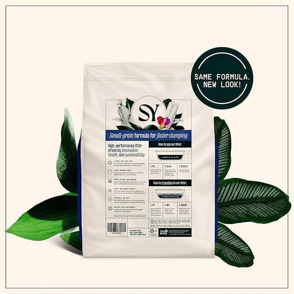 Cát Vệ Sinh Hữu Cơ Hạt Mịn Petfive Sustainably Yours – Túi 5.9KG