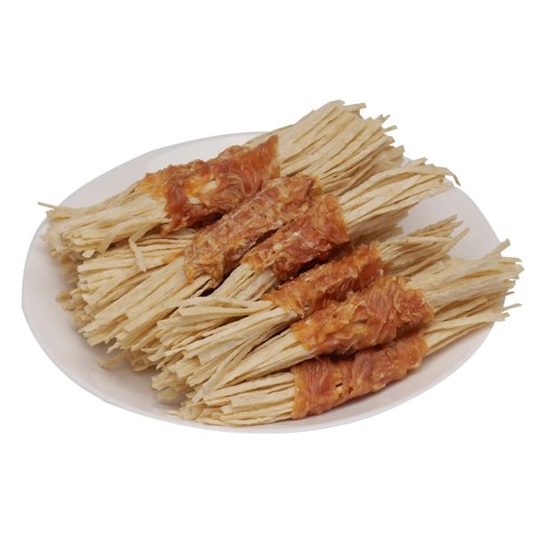MUNZNIE Gà Cuộn Sợi Cá - Fish Strip, Chicken BP005 400g