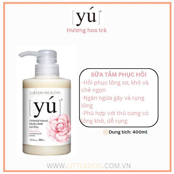 YÚ Dầu Tắm Hương Hoa Trà 400ml - Repair Extreme Camellia Nourish Formula