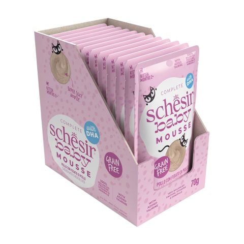Pate Mèo Con Schesir Mousse Kitten Cao Cấp – Gói/80g